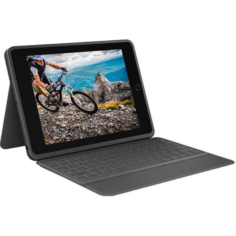 Logitech Rugged Folio Hülle und Tastatur für iPads der 7. Generation (2019)